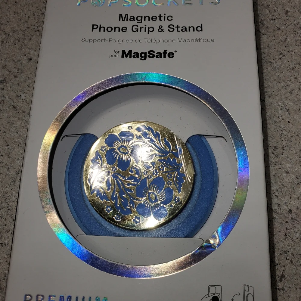 New Popsockets Premium MagSafe Magnetic Phone Grip & Stand NIB